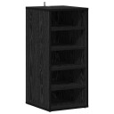  Skohylle Sort Eik 32x35x70 cm Laget av Tre