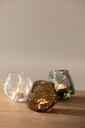 Globen Lighting Valerie Munnblåst Telysholder Brun 12 CM
