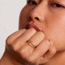 PDPAOLA Patio Ring 18 kt. Gullforgylt sølv AN01-644-54 - Dame - 925 sterling silver