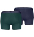 Puma Boxershorts   2 pack   Grønn/Navy   Puma   Small   Boxershorts Blå