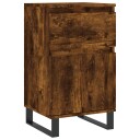 vidaXL Skjenk røkt eik 40x35x70 cm konstruert tre