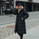Bergans Urban Dun Kåpe Dame Sort med Hetta