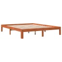 vidaXL Sengeramme brun 180x200 cm heltre furu 8721012361805