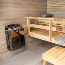 Harvia Badstuovn The Wall Black 4,5kW