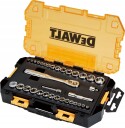 DeWalt Mechanics Verktøysett Inkl 1/4" Og 3/8" Ratchet Socket Drevssett 34 Deler
