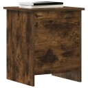 vidaXL Oppbevaringskiste Røkt Eik 40 x 40 x 50 cm Konstruert tre