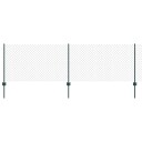 vidaXL Utendørs Kjettinggjerde med Post 25 x 0,8 m PVC-belagt stål