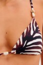 By Malina - Bikini-BH Sanja Beaded Triangle Bikini - Brun