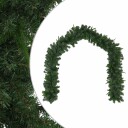 vidaXL Julekrans Grønn 270 cm PVC og PE