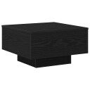  Kaffebord Svart Eik 55x55x31 cm Laget av Tre