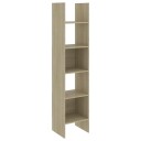 Bokhylle sonoma eik 40x35x180 cm sponplate