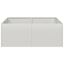 vidaXL Plantekasse 80x80x30 cm rustfritt stål