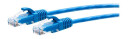 C2G 4ft (1.2m) Cat6a Snagless Unshielded (UTP) Slim Ethernet Network Patch Cable - Blue - koblingskabel - 1.2 m - blå