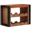 vidaXL Vinhylle Brun 100 x 45 x 33 cm Massiv gjenbrukt treverk