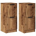 Skjenker 2 stk gammelt tre 30x30x70 cm konstruert tre 8721158442697