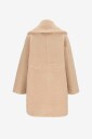Twentyfour   Pilejakke Mode Teddy Coat Women   Beige