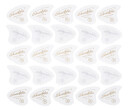 Sharkfin Pick Goldprint Medium Hvit 25