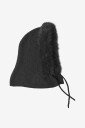 Gina Tricot   Balaklava Fur Trim Balaclava   Svart