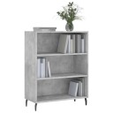 vidaXL Hylle betonggrå 69,5x32,5x90 cm konstruert tre
