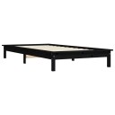 vidaXL Sengeramme svart 90x190 cm heltre furu 3FT Single