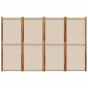  Romdeler 4 paneler gråbrun 280x180 cm 8721012464315