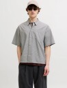 Jack & Jones Jorsavona Austin Shirt Ss Styd Ss26   White   L
