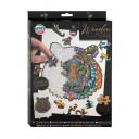 Grafix Moxy Mosaikk Trepuslespill m/ stativ Tiger