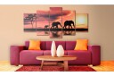 Bilde African Elephants Family 100x50 Artgeist sp. z o. o.