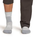 Icebreaker M Mer Hike+ Medium Crew Blizzard Hthr/alloy M