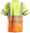 Snickers Workwear Varselvest 4361-6655 Gul/Oransje, Flammehemmende M