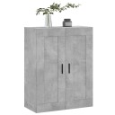  Veggskap betonggrå 69,5x34x90 cm konstruert tre 8720845950491