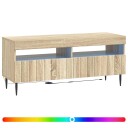 vidaXL LED TV skap Sonoma eik Konstruert tre