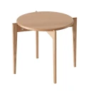 Oscarssons Möbel Tilia Sofabord Ø51 cm Lakkert eik
