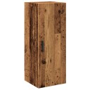  Veggskap gammelt tre 34,5x34x90 cm konstruert tre 8721158445759