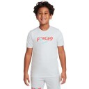 Nike Erling Haaland Academy Dri-FIT Top Junior Photon Dust/Photon Dust/Dynamic Turquoise XL (13-15)