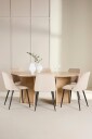 Venture Home   Spisebord Strada med stol Night   Beige