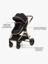 Kinderkraft ESME 2-in-1 Duovogn Pure Black