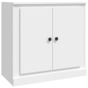 vidaXL Skjenk hvit 70x35,5x67,5 cm konstruert tre