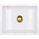 Lavabo Mera 50U kjøkkenvask 55,1x44,1 cm, hvit