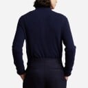 Ralph Lauren Wool Quarter Zip Sweater - Hunter Navy