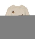 Fliink Genser   Strikk   Mahdi Pear   Sandskall   Fliink   1 1½ år (80 86)   Genser Beige Brun