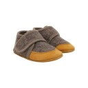 En Fant Wool Slippers W. Suede - Brown - 23\24
