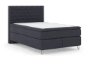 Select No 6 Komplett Sengepakke 160x200 F/M Memory/Pocket Blå/V formede Metallben