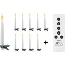 Sirius Home Carolin Juletræslys   Hvid 10 Stk