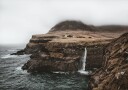 Múlafossur Waterfall Plakat Plakat / 50x70cm