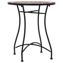 vidaXL Mosaikkbistrobord brun 60 cm keramikk