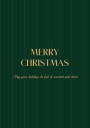Merry Christmas Warmth Plakat Plakat / 40x50cm