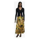 Desigual Dame Skjørt Flerfarget S,