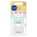 MAM Air Silicone 0-6m Neutral 2pcs
