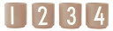 Design Letters espressokopp 4-pakn. Beige